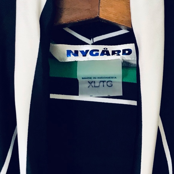 New Nygard navy/jade jumpsuit - Picture 2 of 13